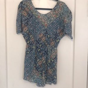 BCBG Floral Romper